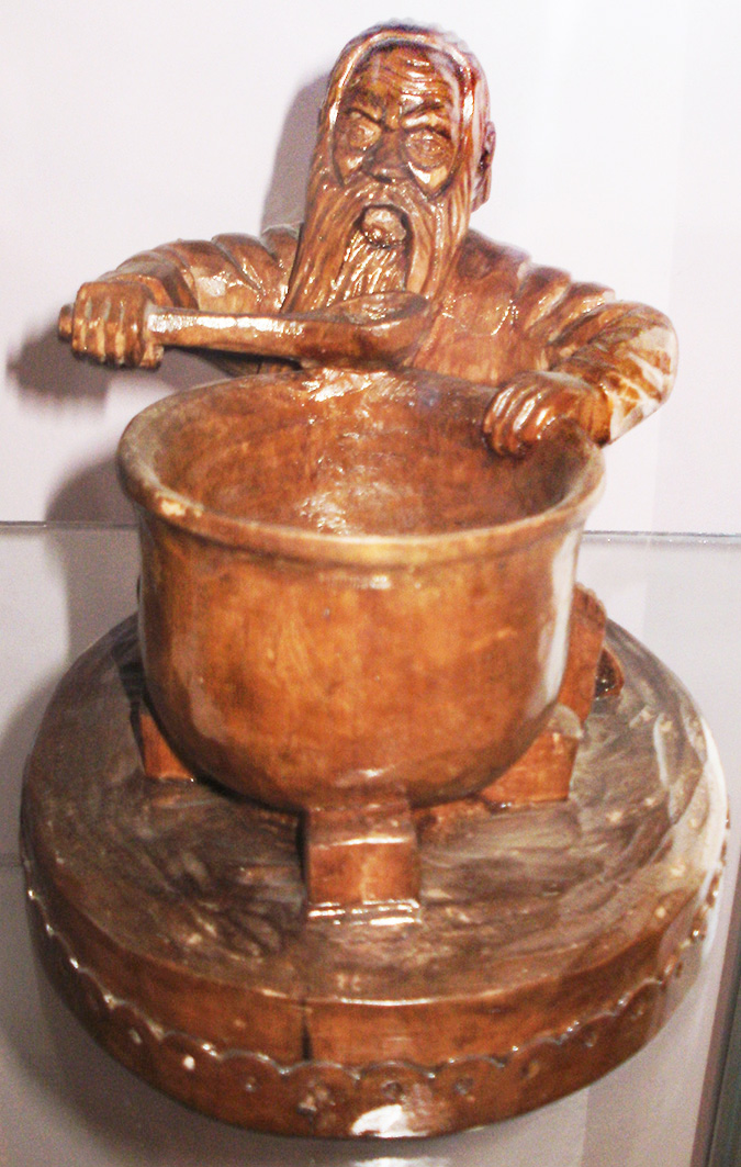 «Ненажера». 1965. Дерево, різьблення